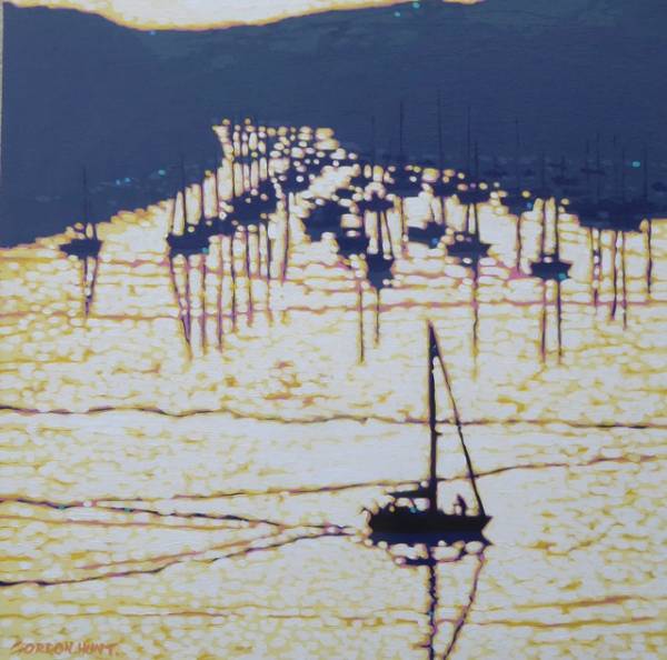 - Acrylic on Canvas, Painting by Gordon Hunt, measuring 50 x 50 cm (H x W) £420